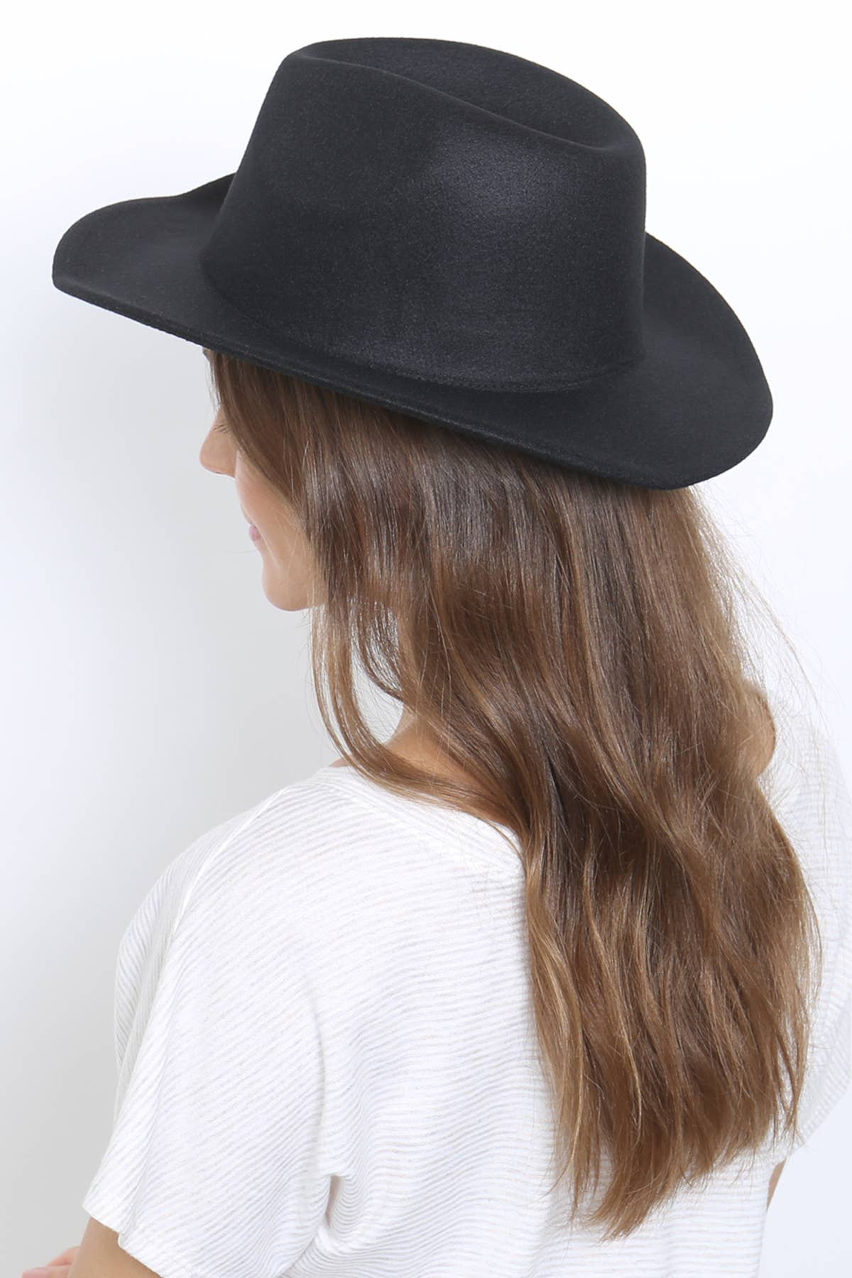 MYS Wholesale Inc - Wholesale Fedora - Women's - Women's Trendy Felt Fashion Brim Hat1