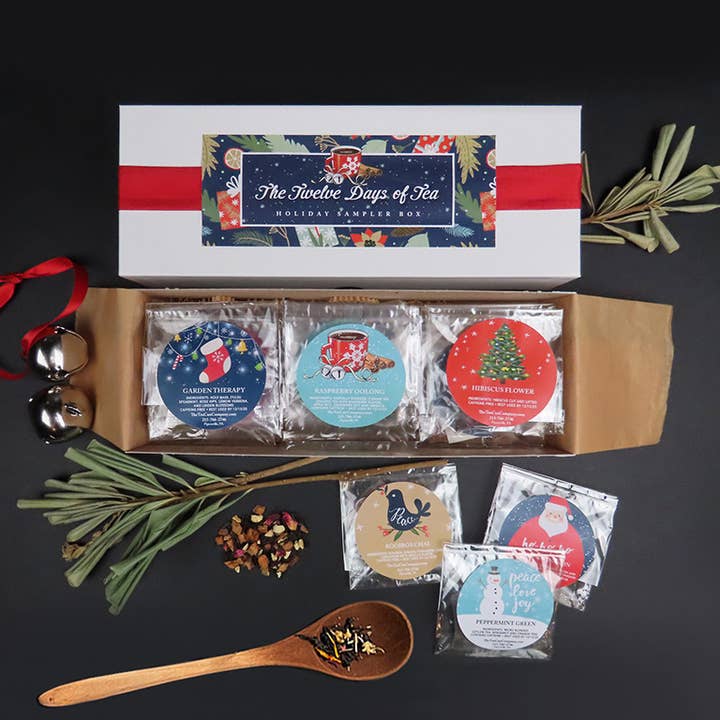 The Tea Can Company - Wholesale Tea Set - Twelve Days of Tea Sampler Box2
