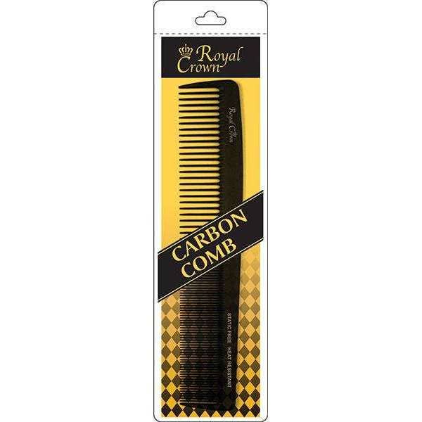 Annie International, Inc. - Wholesale Hair Brush/Comb - Annie Royal Crown Series Carbon Wide Cutting Comb 8 1/2 Inch0
