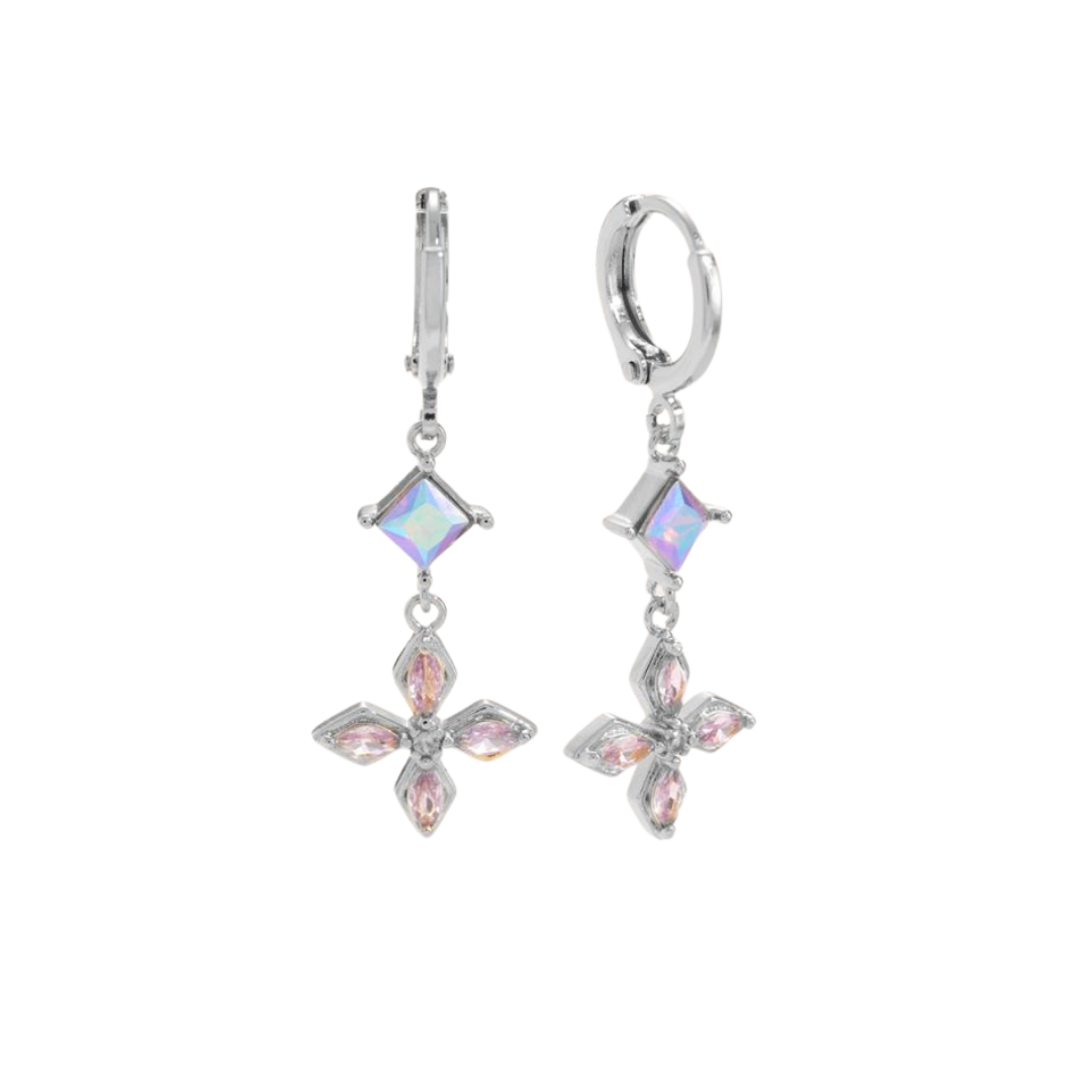 Rosies - Vente Boucles d'oreilles pendantes - Boucles d’oreilles Sabina violettes5