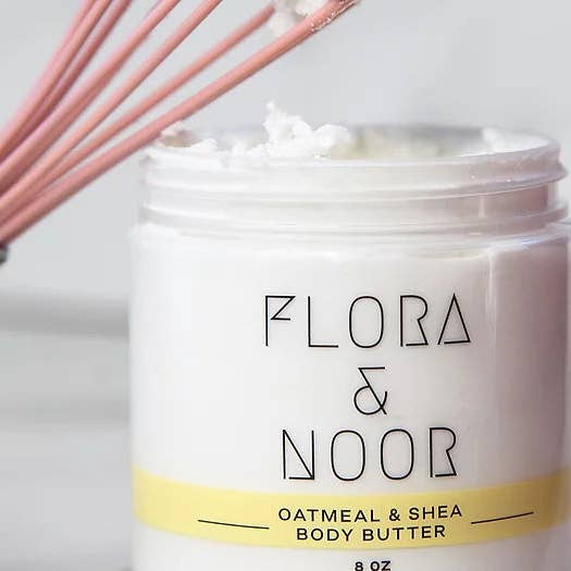Oatmeal and Shea Body Butter for wholesale by Flora & Noor