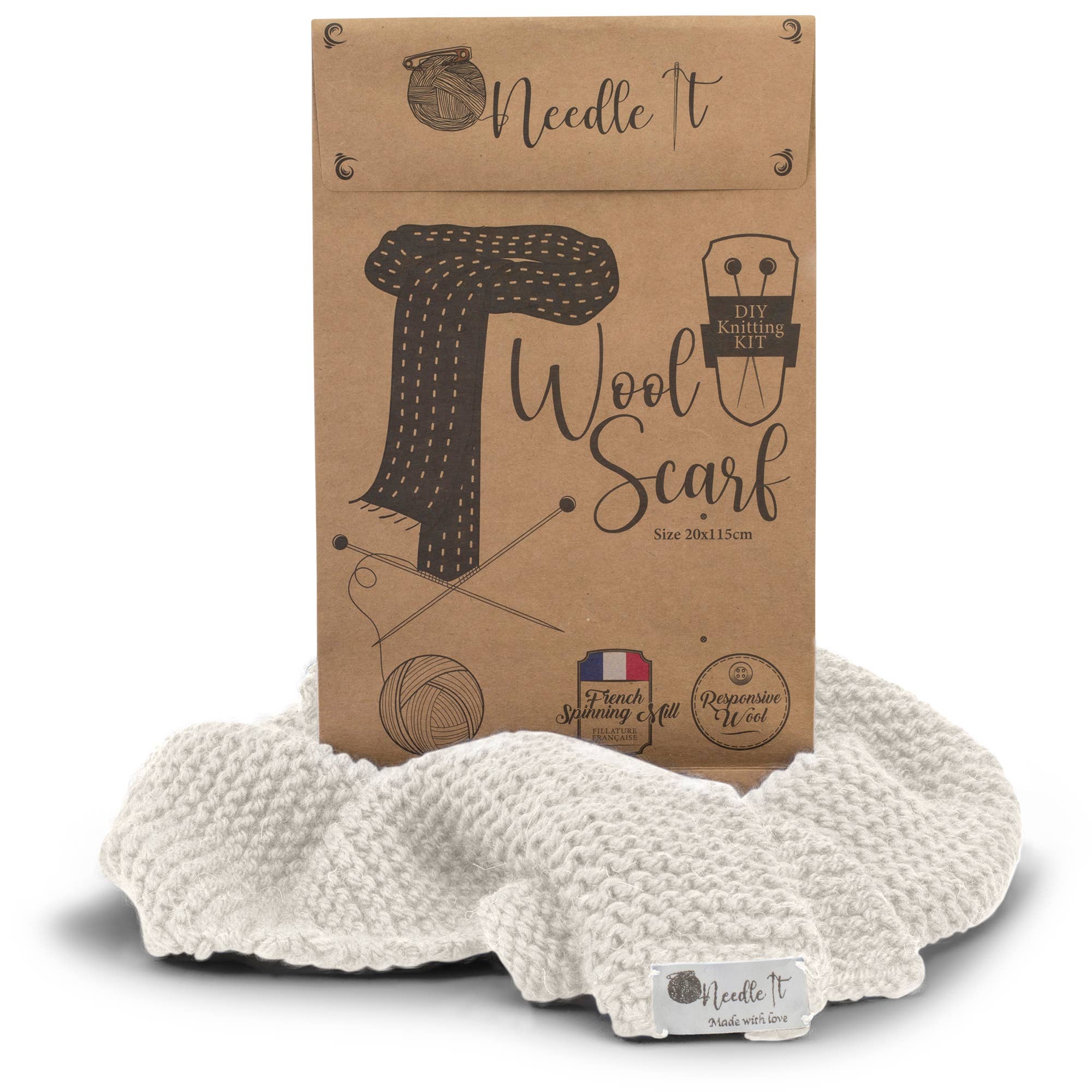 Needle It – wholesale Knitting/Crochet Supplies – Beginner scarf knitting kit7