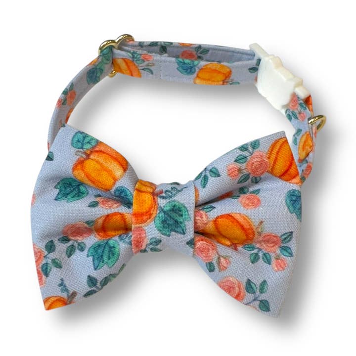 Nœud papillon pour chat d'Halloween - Citrouilles pour la vente par Whiskers Crafts