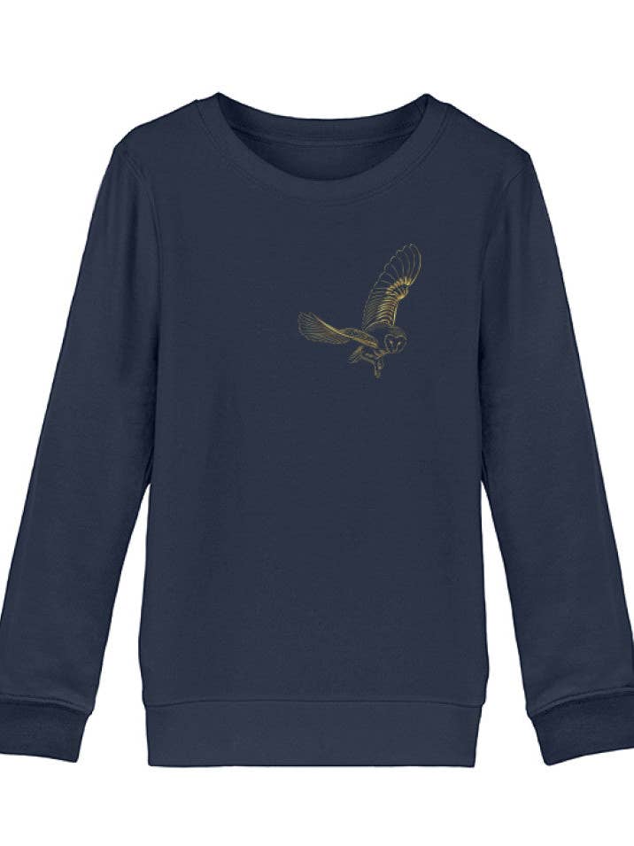 Flying Owl Chest Kids Sweatshirt for wholesale by Uwaldu