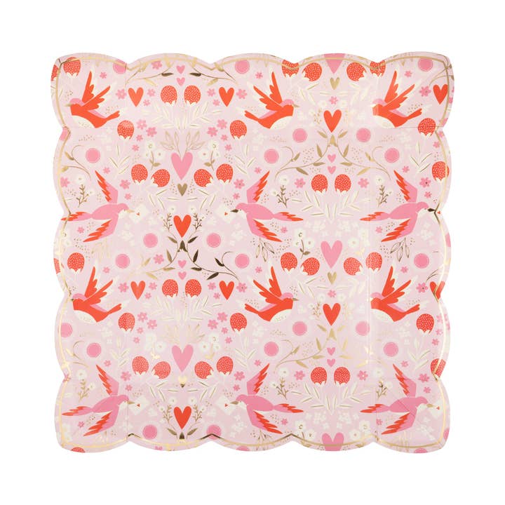 BRD1140 - Love Birds Pattern Plate for wholesale by My Mind’s Eye