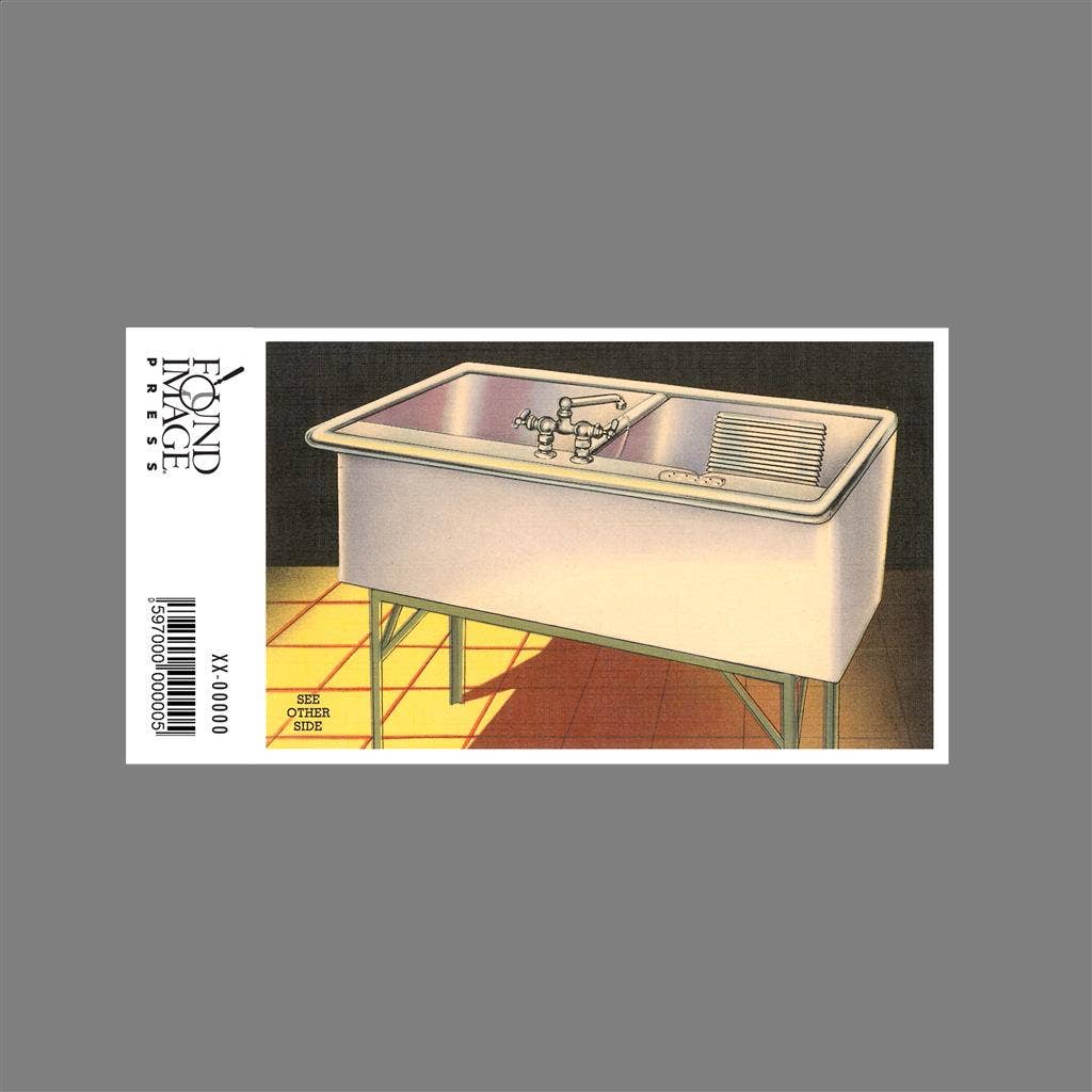 Found Image Press - Wholesale Sticker - Sticker TF-04 Forties Laundry Sink1