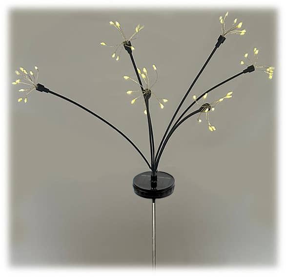 Will's Company - Wholesale Garden/Lawn Stake - LED Solar Dandelion Burst Garden Stake - Box of 2, 29.5"4