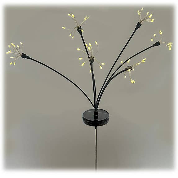 Will's Company - Wholesale Garden/Lawn Stake - LED Solar Dandelion Burst Garden Stake - Box of 2, 29.5"4