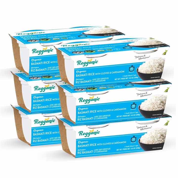 Regal Kitchen Foods - Wholesale Rice - Reganic Basmati Rice with Cloves & Cardamom Cups, 8.8 Oz 1