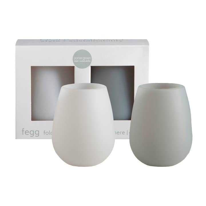 porter green | style + sustainability - Vente Verre/tasse - Lupo grigio | Fegg | Lunettes incassables en silicone