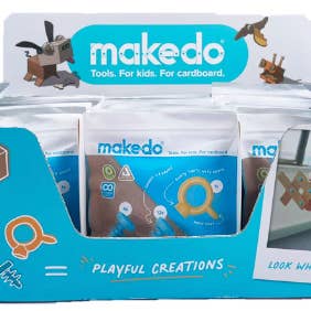 Makedo Australia - Wholesale DIY craft kit – Child - PLAY KIT w/ CDU | Makedo Cardboard Construction Mini Kit1