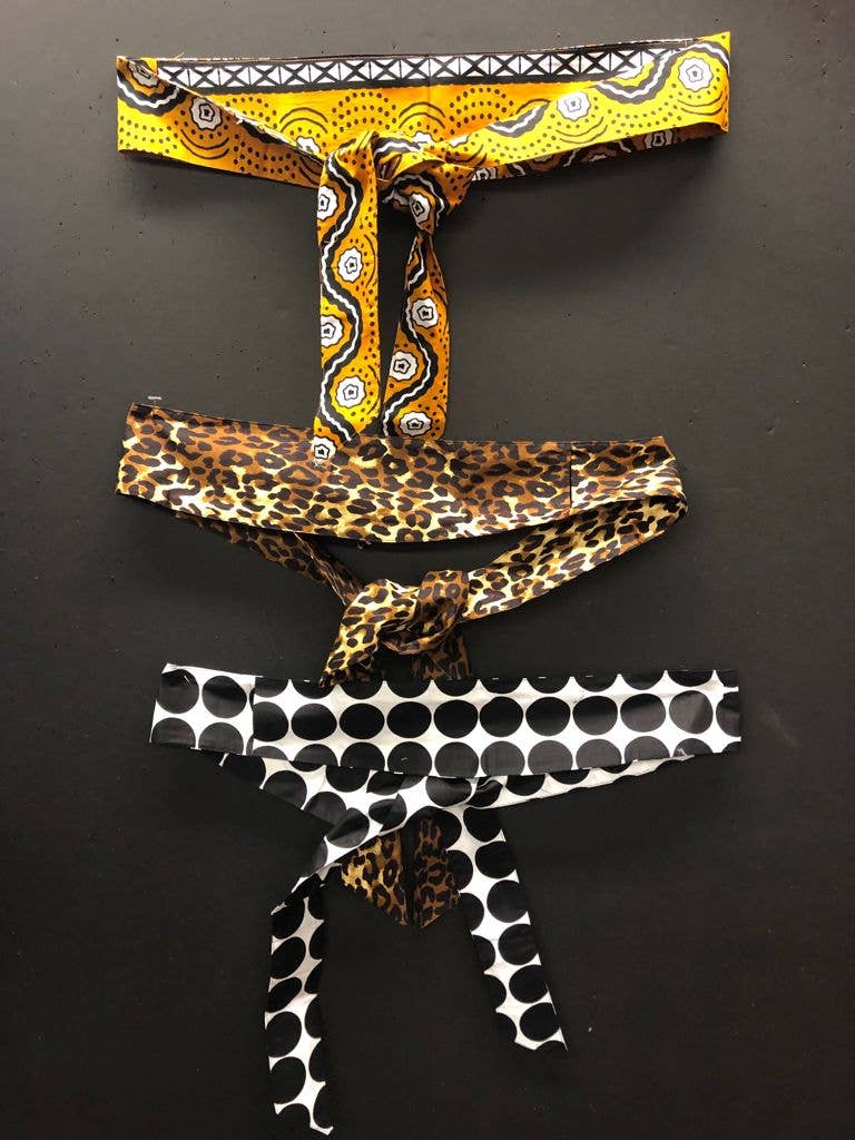 India Batik - Wholesale Belt - Women's - Women's Printed  Fabric Belt1