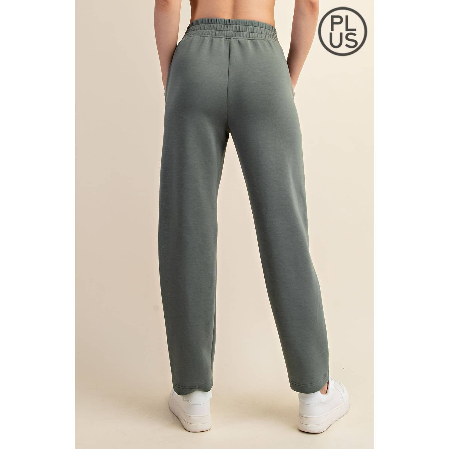 Rae Mode - Wholesale Broek - Dames - PLUS SIZE MODAL SCUBA PINTUCK BROEK6