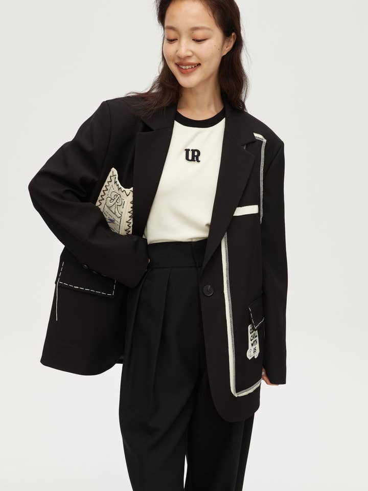 Urlazh - Wholesale Blazer - Women's - Structured Suit-Blazer2