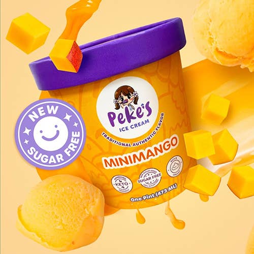 Peke's Ice Cream - Wholesale Ice Cream/Sorbet -  Ice Cream Minimango Sugar Free0