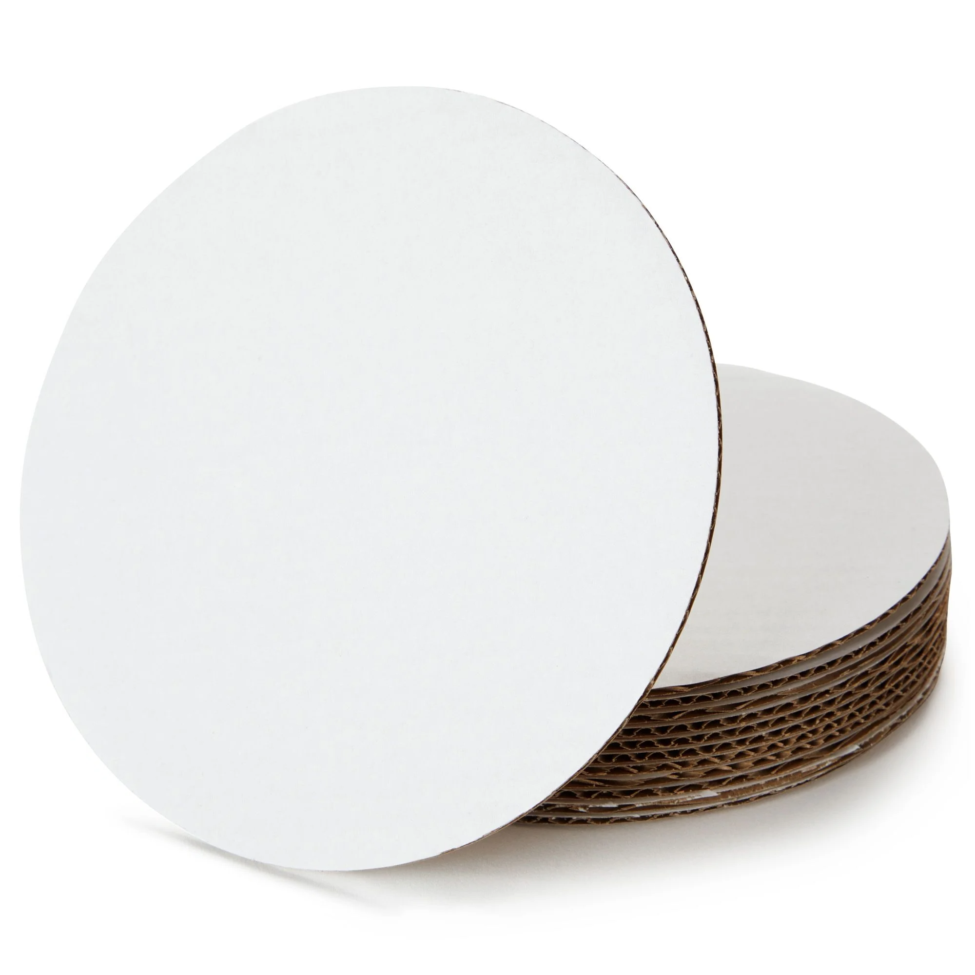 EcoQuality – Großhandel Kuchenständer – Runde weiße Kuchenbrettbögen für Gebäck, Desserts, Größe 10" oder 12"0