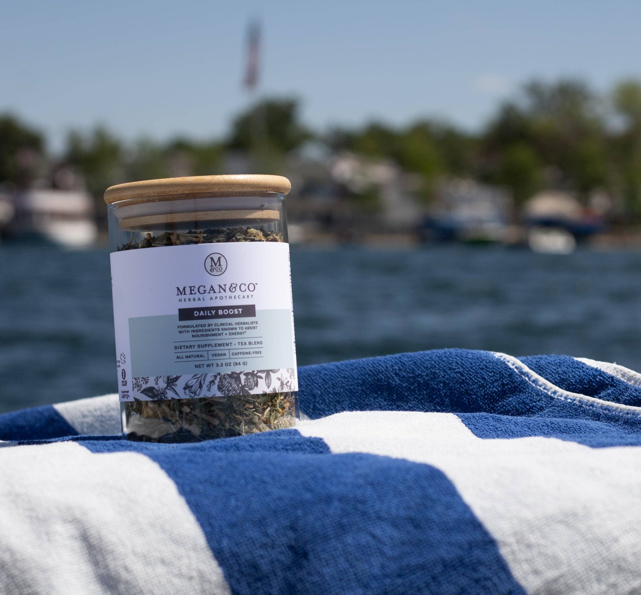 MEGAN & CO. Herbal Apothecary - Wholesale Health/Detox Tea - Daily Boost Tea Blend (94g) – Vitality + Nutrients6