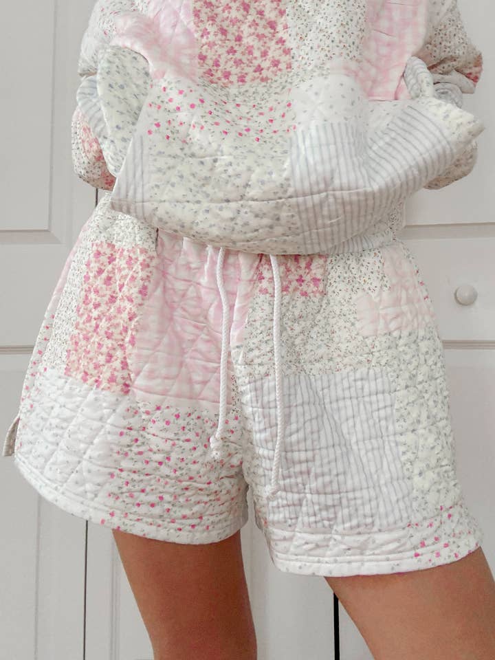 Quilted Pastel Shorts for wholesale on Faire