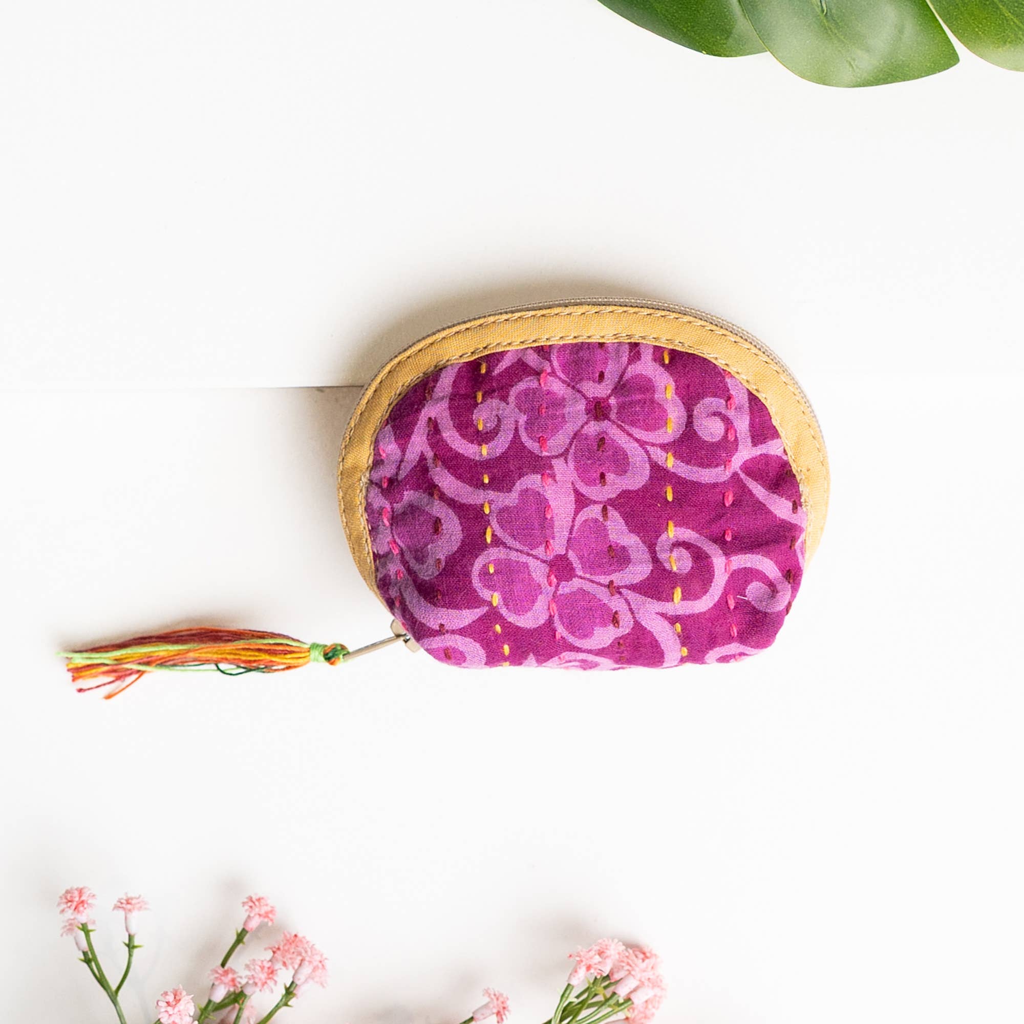 WorldFinds - Wholesale Pouch - Women's - Kantha Petite Pouch 💗2