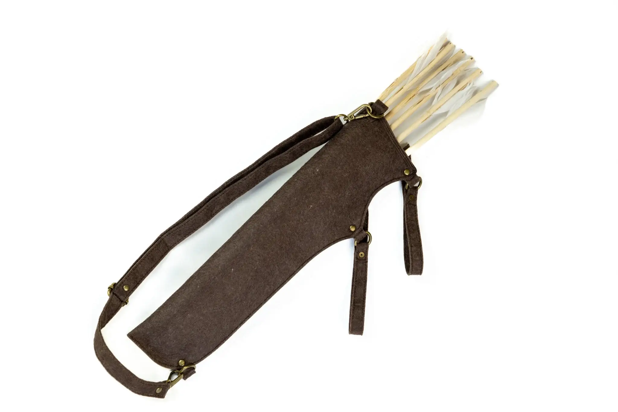 Backwoods Provisions - Wholesale Wood Toy - Kids - Wooden Toy Bow and Arrow Set With Felt Quiver5