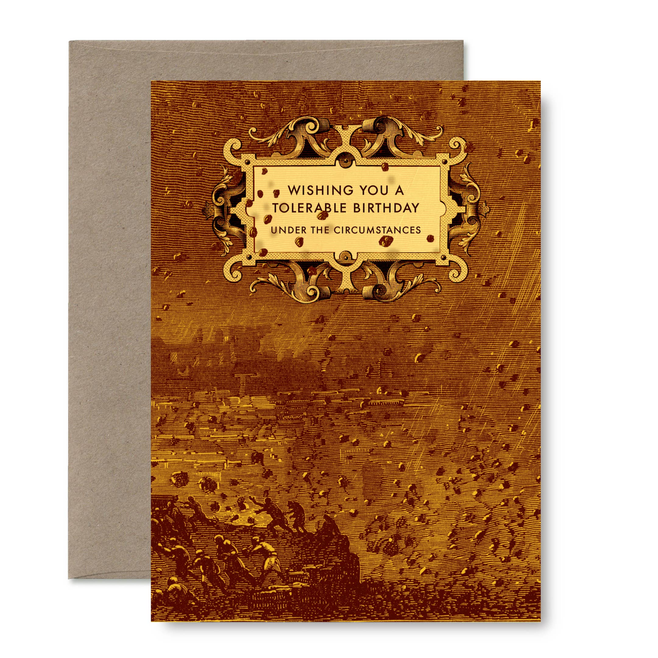 Pictrix Design - Wholesale Birthday Card - "A tolerable birthday" (Pompeii) A6 birthday card6