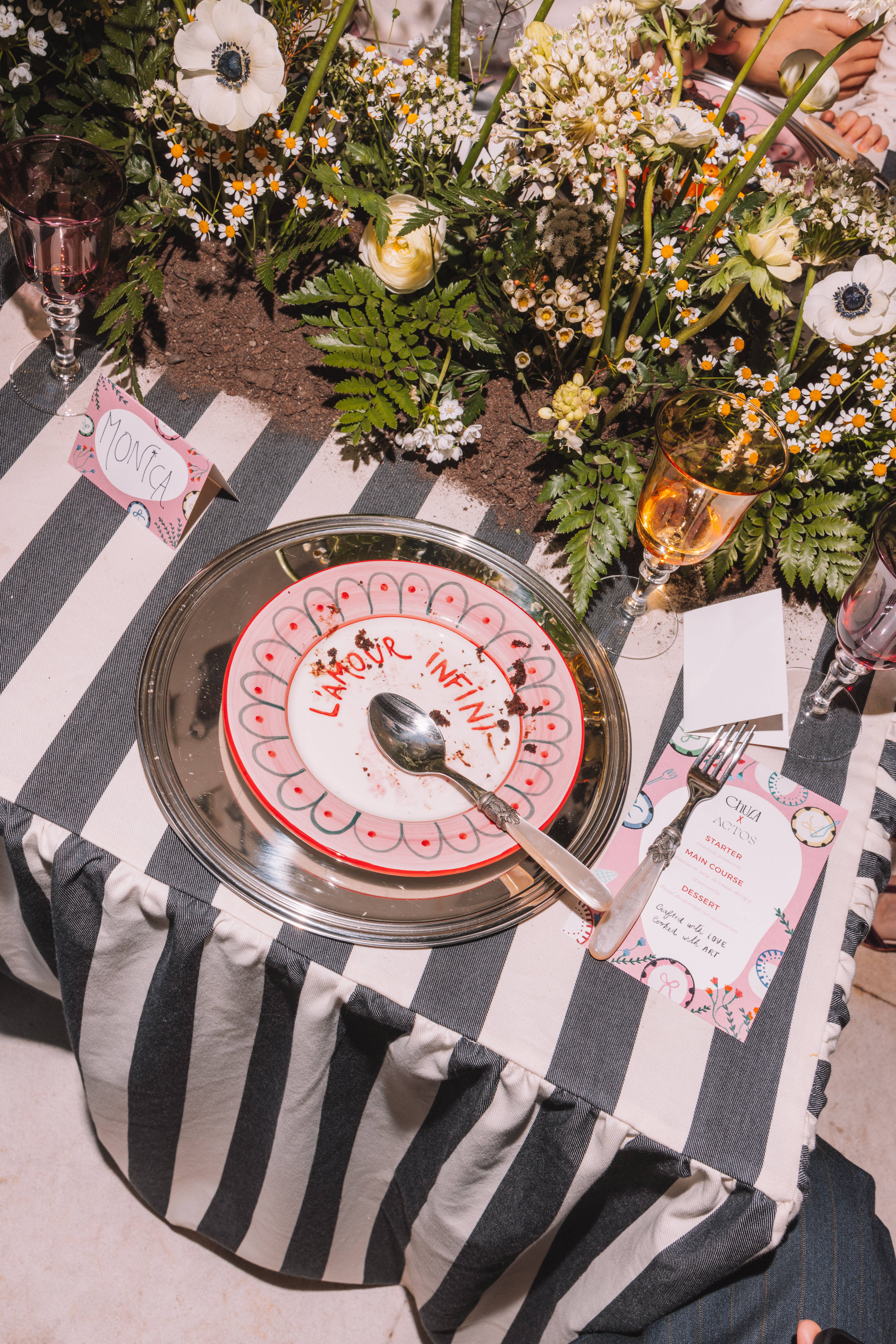 ACTOS - Wholesale Dinner Plate - L'Amour Infini Ceramic Dessert Plate3