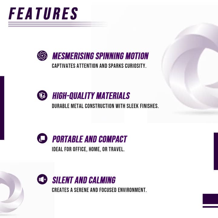 eterus - Wholesale Decorative Tabletop Object - Kinetic Spinning Desk Toy3