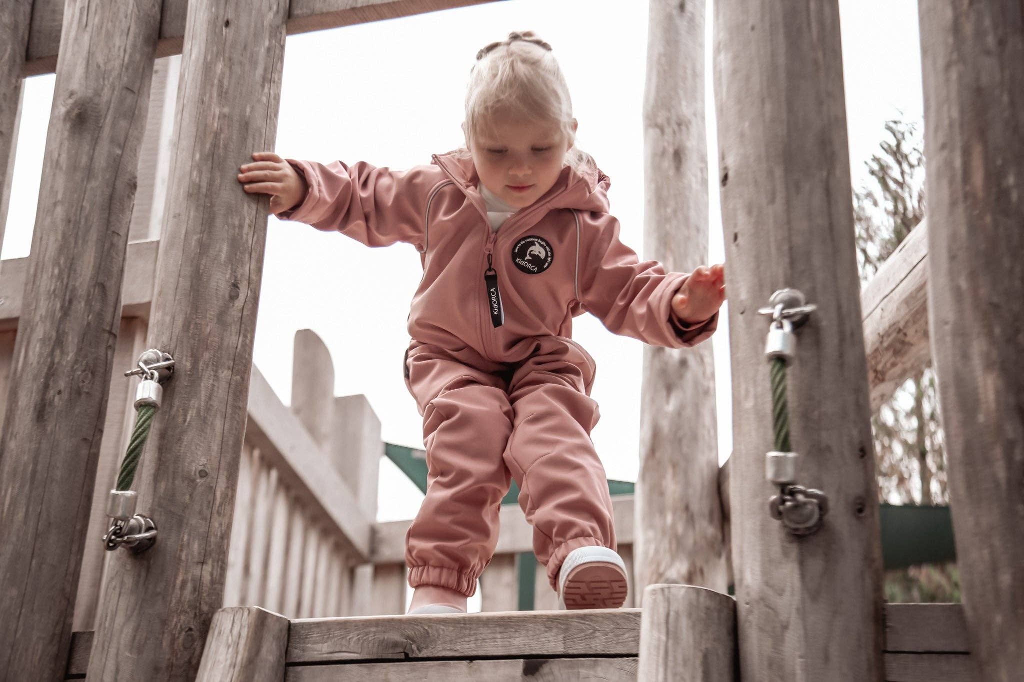 KID.ORCA – wholesale Overalls – Kids – KidORCA Kids Softshell Overall Play Suit _ Ash Rose20