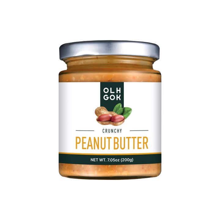 OLHGOK 100% Korean Peanut Butter Crunchy – Net Wt. 7 oz (200g) for wholesale by Kproduct4u