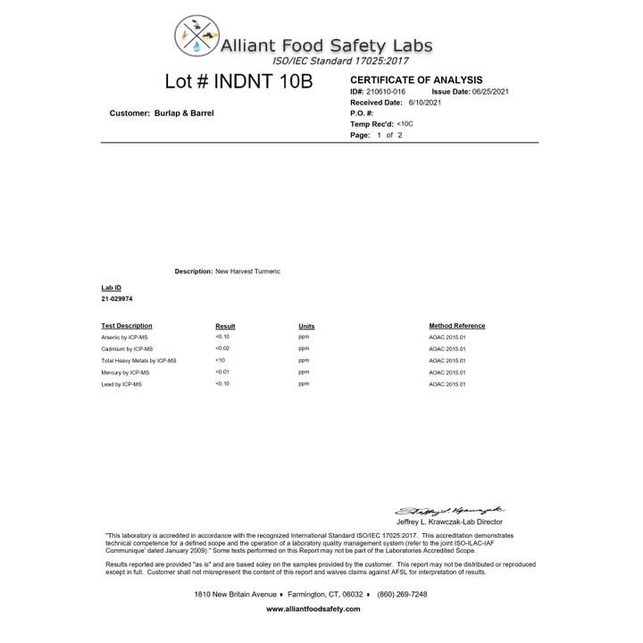 Burlap & Barrel - Wholesale Dried Spice - New Harvest Turmeric - Single Origin Spice & Seasoning6