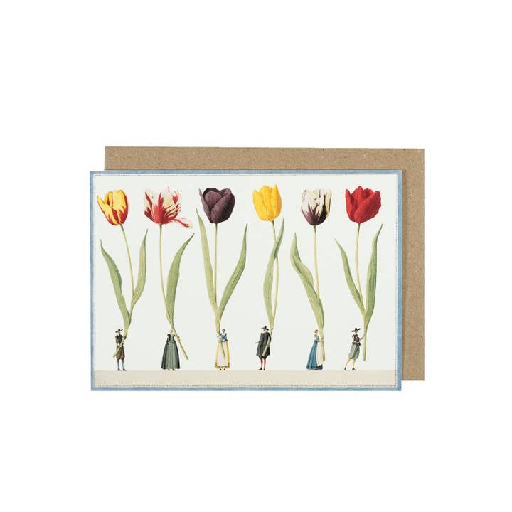 Tulip Parade Card for wholesale by Hester & Cook - Stationery