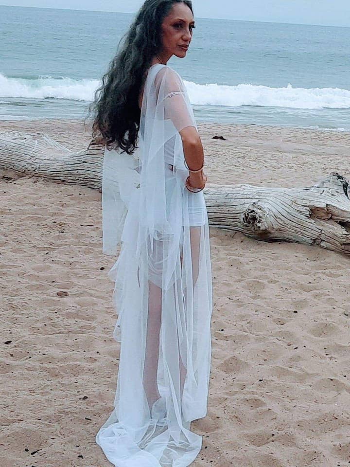 Akitaarigatoson – Großhandel Strandkleid – Damen – Chiffon-Tüll-Traum-Strand-Kleid, Unterrock, Dessous