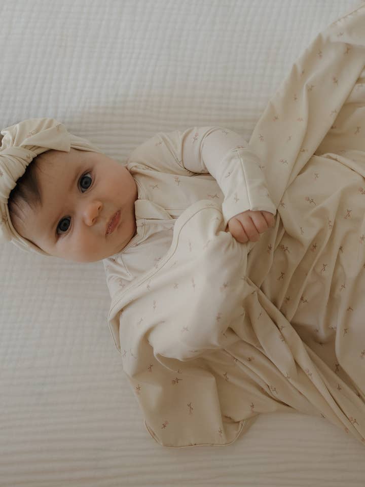 Bamboo Zip Pajamas | Lucy for wholesale by Forever French Baby