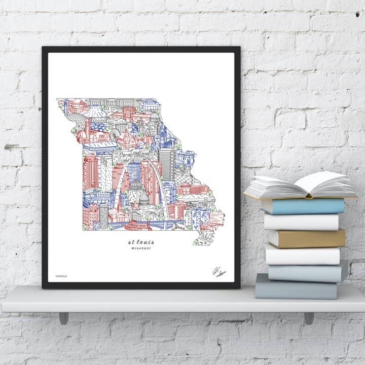 Townsville Art – Großhandel Kunstdruck – St. Louis Missouri Wanddekor2