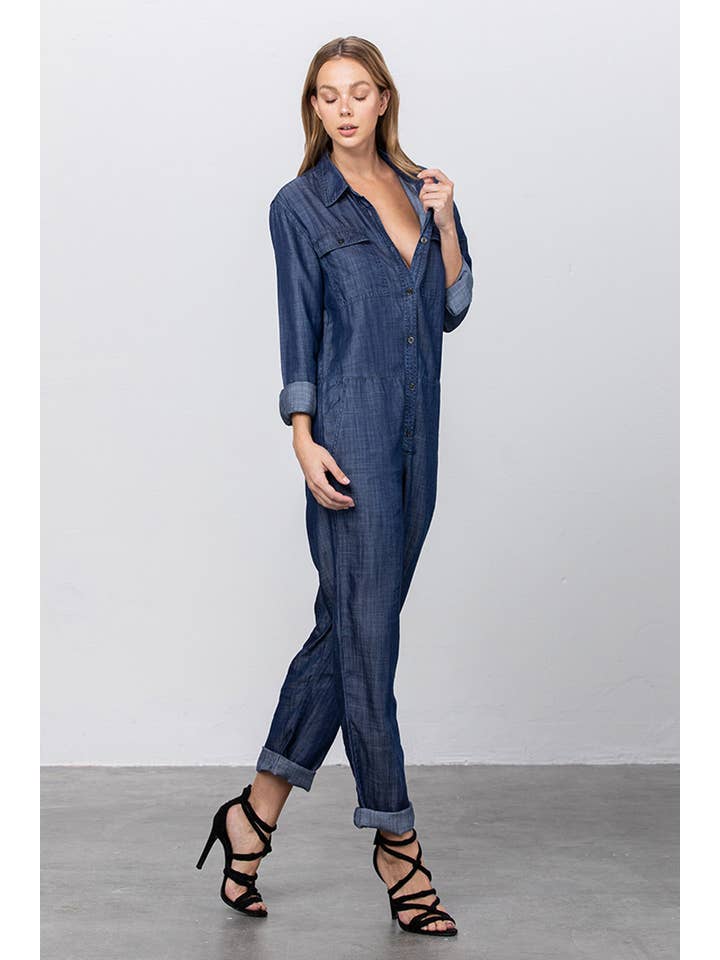 Insane Gene USA – Engroshandel Romper - Dame – Patch Lomme Forreste Knap Op Romper6