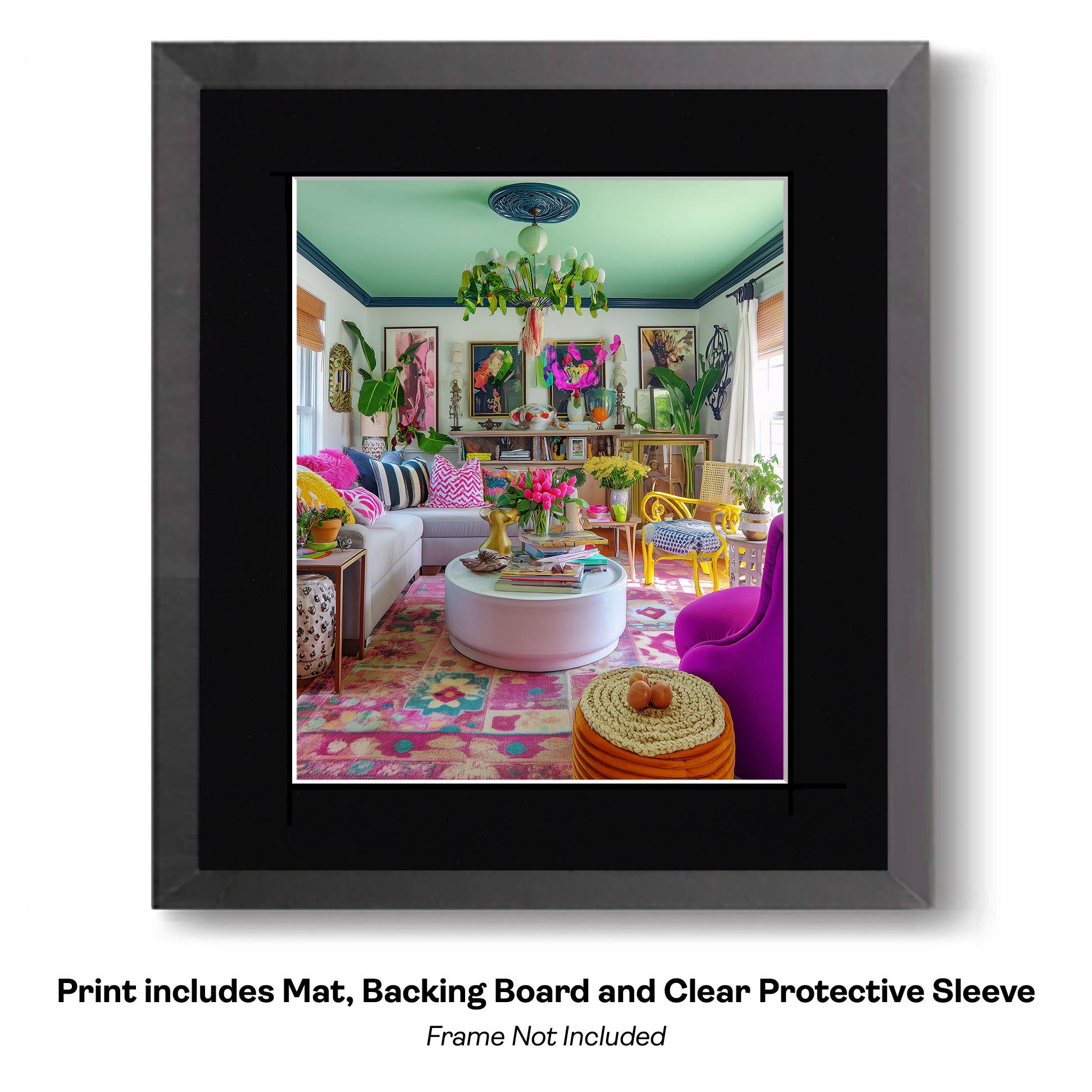 Mowbi – Großhandel Kunstdruck – Maximalistische moderne klassische Bibliothek: Zu viel ist nie genug10