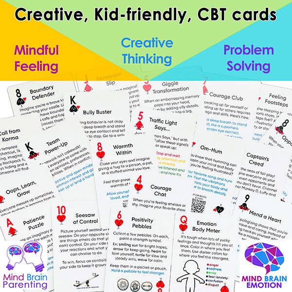 Mind Brain Emotion - Wholesale Card Game - 52 Essential Coping Skills for Kids2