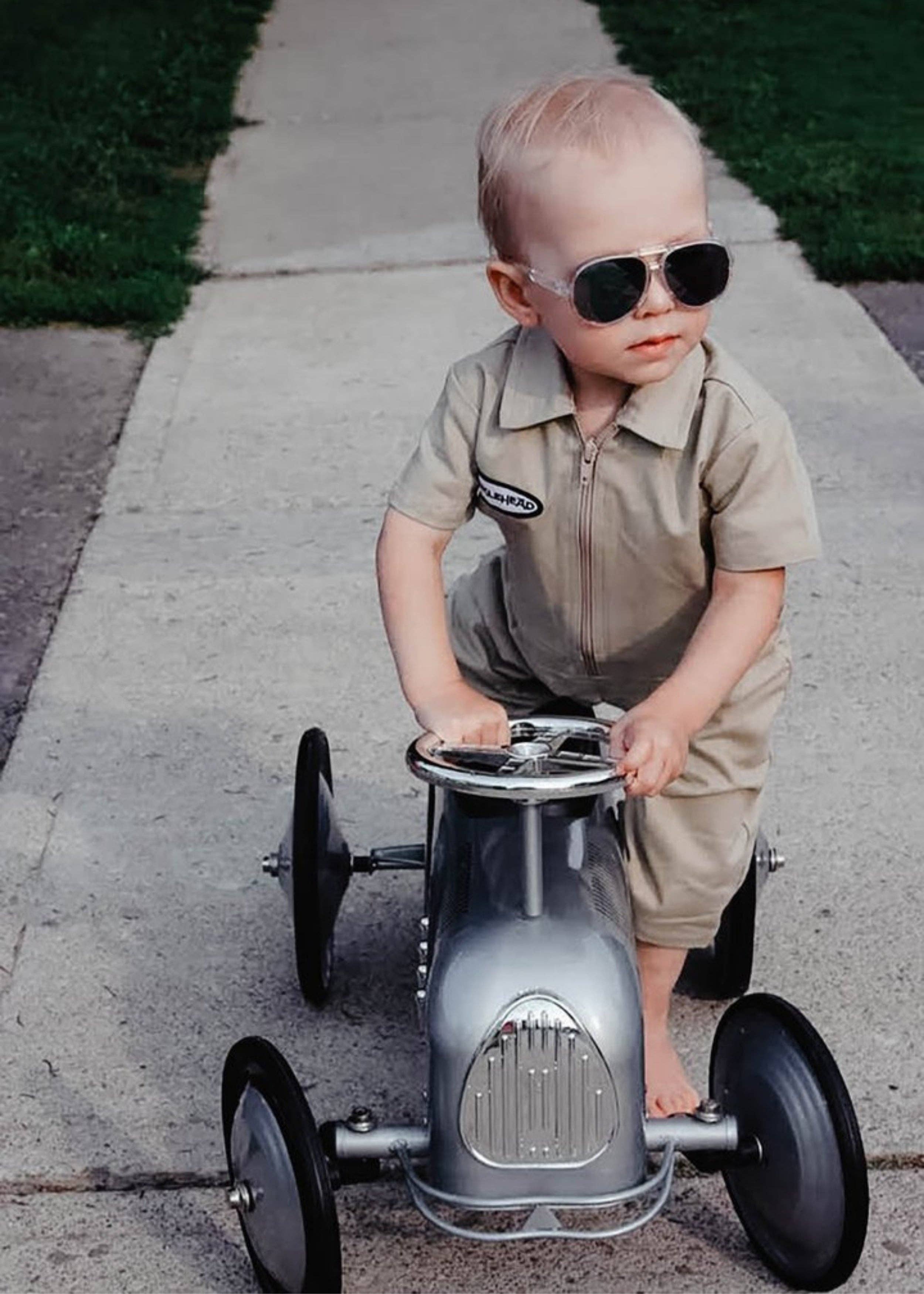 Knuckleheads Boys/ Girls Tan Grease Monkey Coverall for wholesale on Faire7