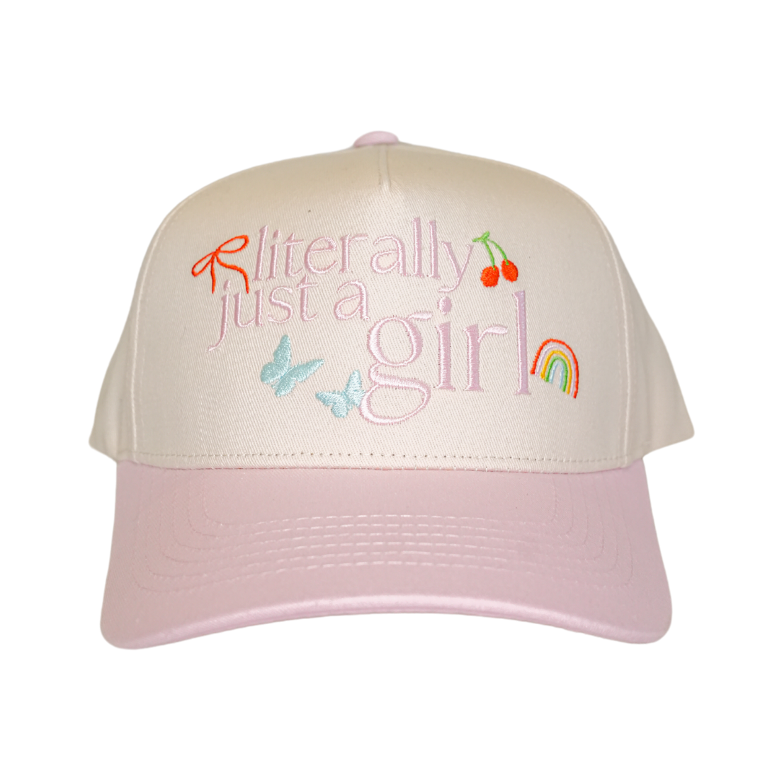 Summer Tees – wholesale Trucker hat – Women’s – LITERALLY JUST A GIRL ICON CANVAS CAP4