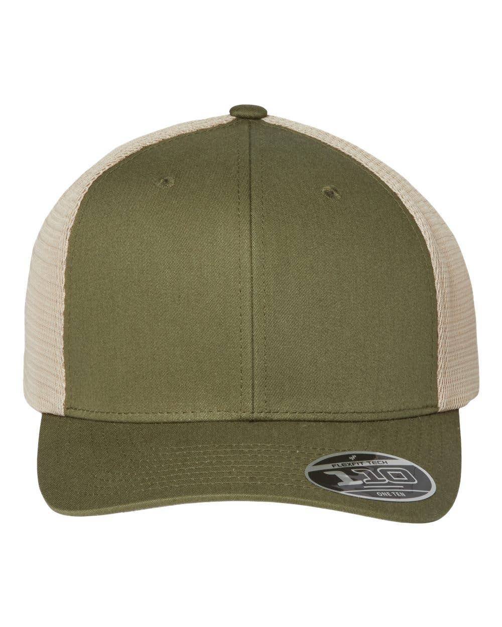 The Park Wholesale - Vente Casquette de camionneur – unisexe - Casquette Flexfit 110M 110® à dos en maille, casquette camionneur - 110M48