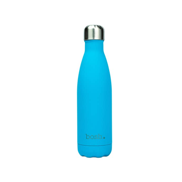 Matte Aqua Blue Bosh Bottle for wholesale by Bosh Bottles