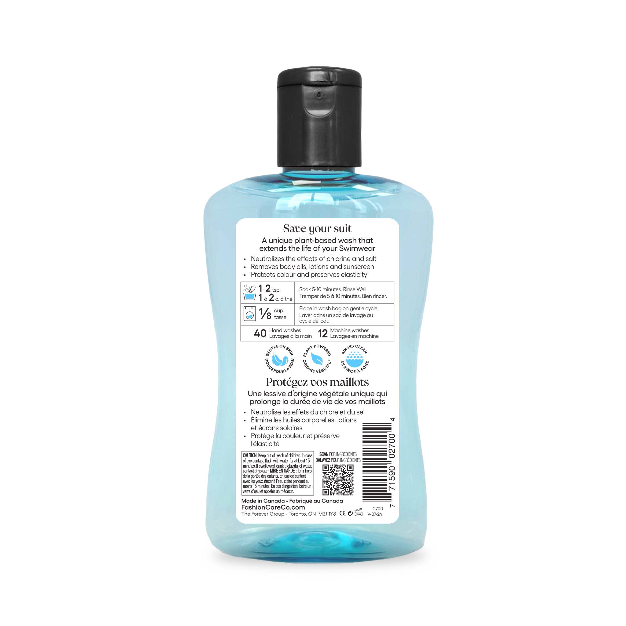 BeConfident Fashion Fit Solutions - Wholesale Liquid Laundry Detergent - Splash Swimwear Wash: 280ml1