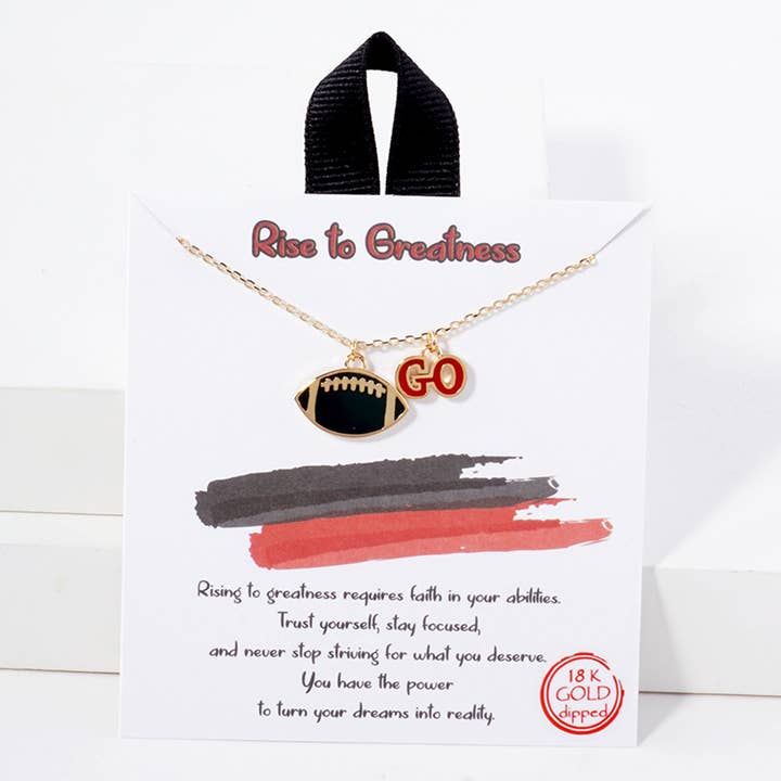 Fashion City – wholesale Hänge-/berlockhalsband – Fotbollstema Designad Hängsmycke Halsband1