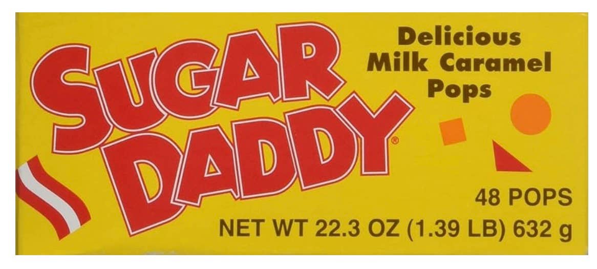 O'Shea's Candies Sweet Shop - Wholesale Lollipop - Nostalgic 1925 Original “Sugar Daddy” Caramel Pop 48ct Box9