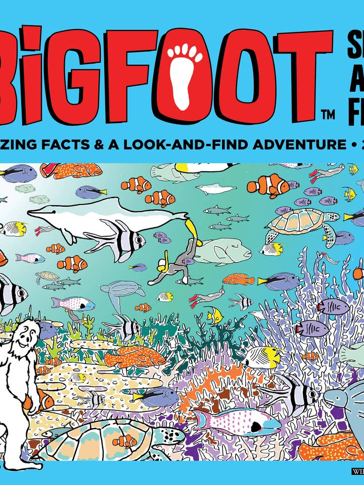 BigFoot Seek and Find Calendar (2024) -Kid's Puzzle Calendar for wholesale by Fox Chapel Publishing