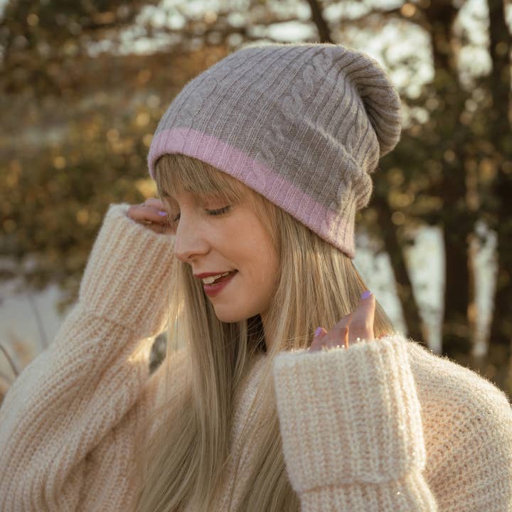 Muk Luks - Wholesale Beanie - Women's - MUK LUKS Women's Reversible Beanie1