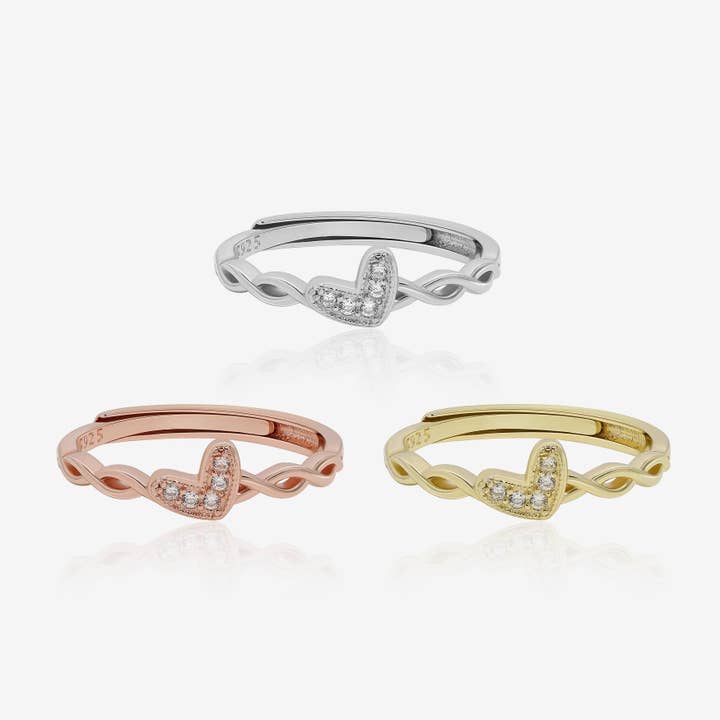 Oändlighetshjärta vridring för wholesale av Meissa Jewelry