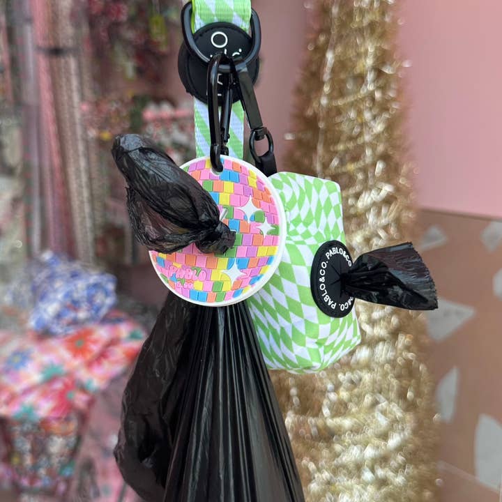 Pablo & Co. Boutique - Wholesale Pet Poop Bag Dispenser - Disco Ball: Doo Doo Holder