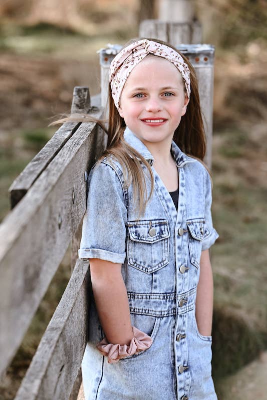 Hairjewelz by Elle - Wholesale Fashion Headband - Women's - Bandeau Normal "Rose Flower"3