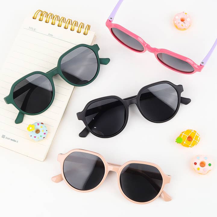 Little Sunnie - Wholesale Sunglasses - Kids - Jules-Round-Oval Polarized Kid Sunglasses UV Protection